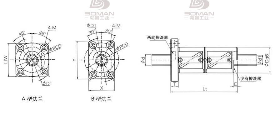 KURODA GR152FDD-BAPR 黑田精工丝杆规格说明