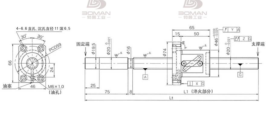 KURODA GG2010DS-BALR-1005A 日本黑田精工丝杆如何